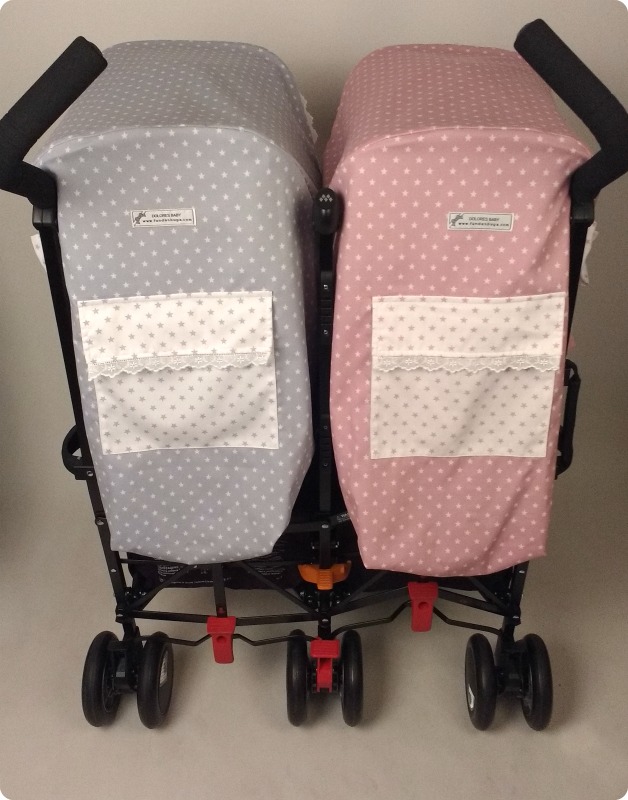 capotas con bolsillo para Maclaren Twin