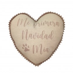 Cojín Mi primera Navidad Mascotas