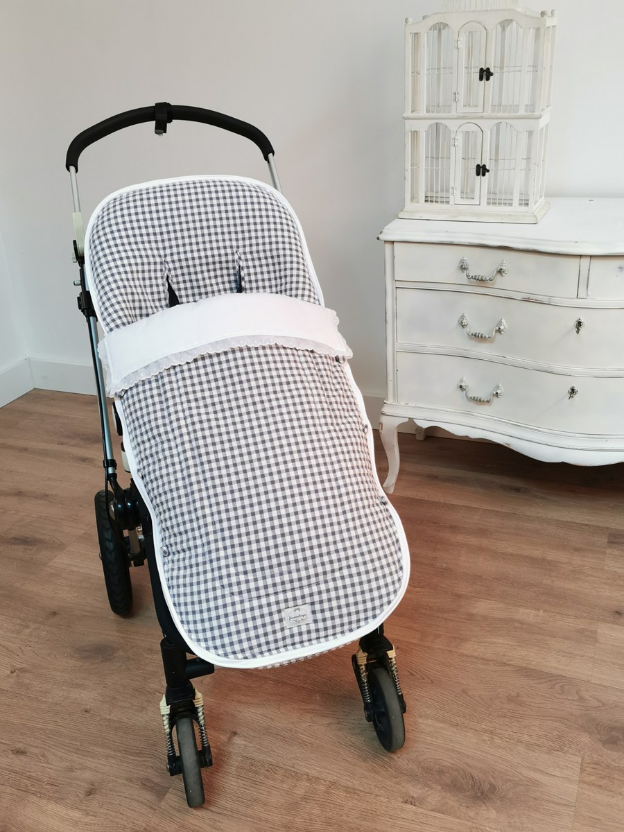 Funda de silla con saco Bugaboo vichy