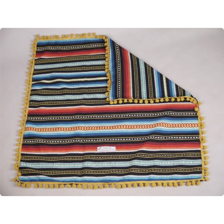 Mantita regional ideal para la ofrenda, pasacalle o romeria